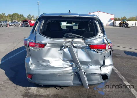 2014 Toyota Highlander Xle V6 from USA, damaged, VIN 5TDJKRFH1ES057439